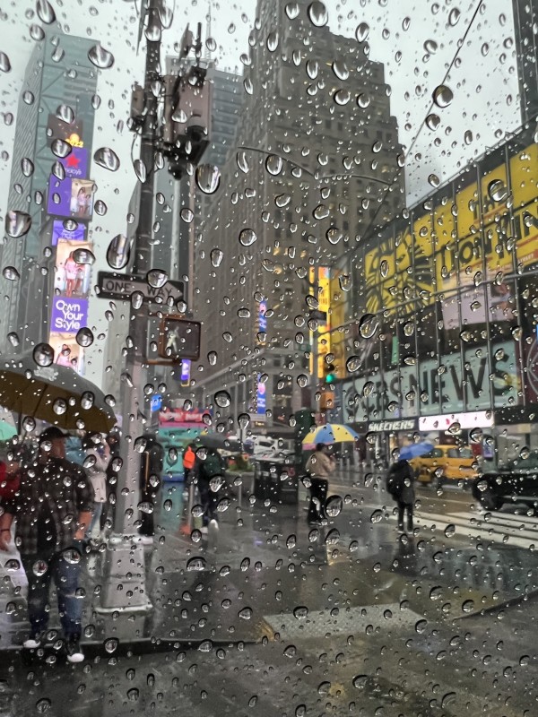 Raindrops on Broadway by Tracey Dean Widelitz