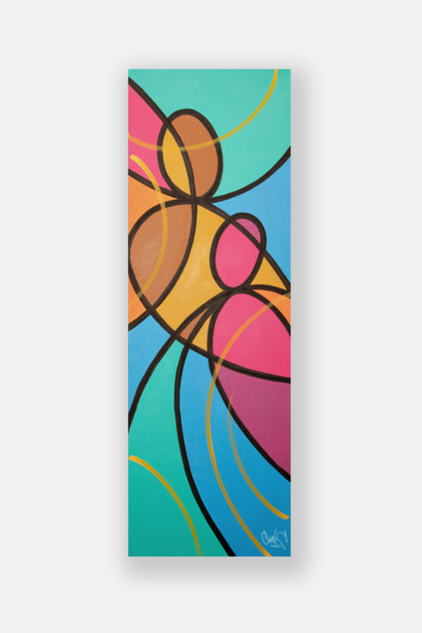 Mother and Child (Lines of Harmony) by Christopher K. Wright