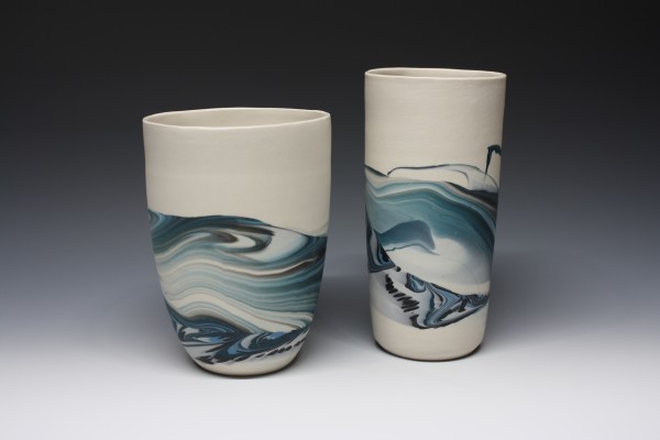 Flowing Lagoon Vase Set by Jordan Young