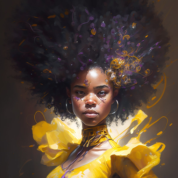 AfroAsian Princess by Zandra Sneed-Dawkins
