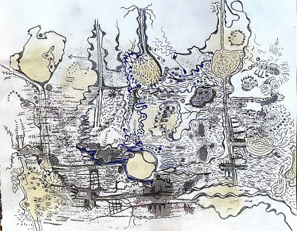 Meander Map by Jocelyn Greer Weeks, Image 1.