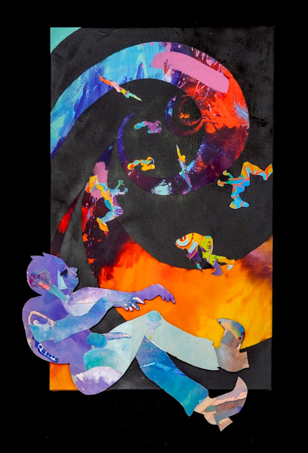 Spectral Vortex Painting/Construction by Diane Mazur