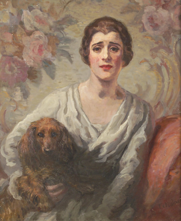 Portrait of Anne Thursfield by Frederick C. Mulock