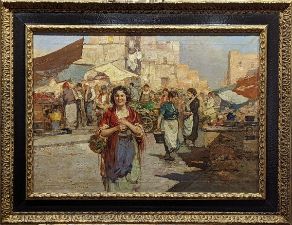 Al mercato by Giuseppe Pitto
