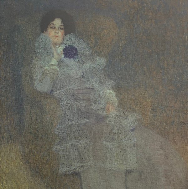 'Seated Woman' after Gustav Klimt