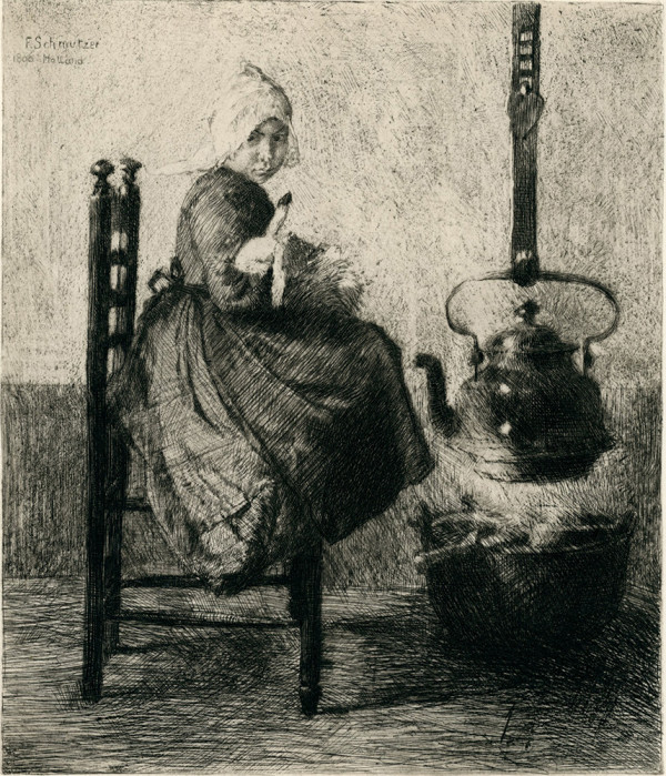 Holländisches Mädchen (Dutch Girl) by Ferdinand Schmutzer