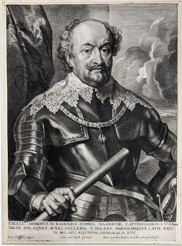 Portrait of John VIII, Count of Nassau-Siegen by Anthony van Dyck