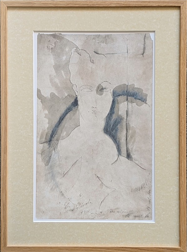 Portrait of Veronica after Modigliani by Amedeo Modigliani