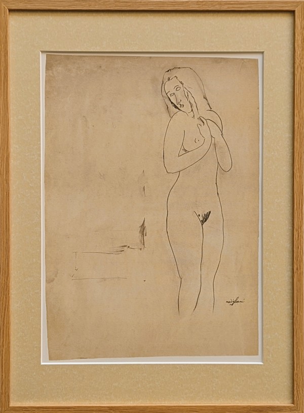 Nude of Jeanne Hébuterne  after Modigliani by Amedeo Modigliani
