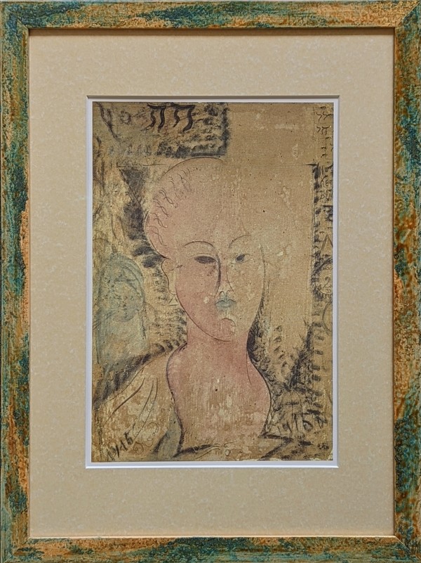 Portrait of a woman, after Modigliani by Amedeo Modigliani