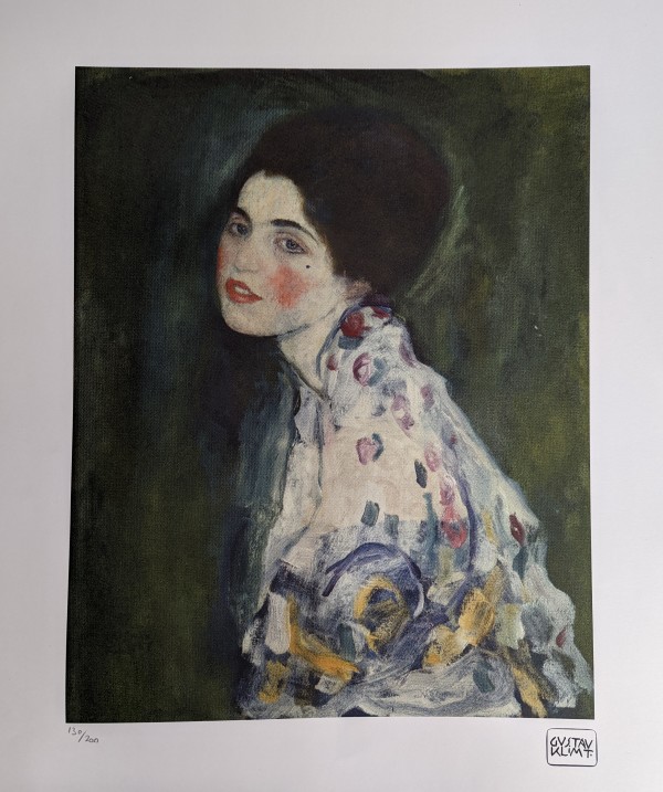 Portrait of a Lady after Gustav Klimt