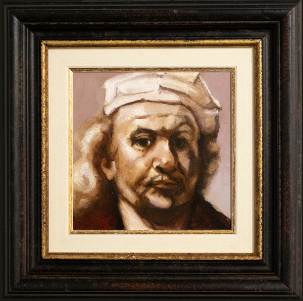 Portrait after Rembrandt by André Romijn