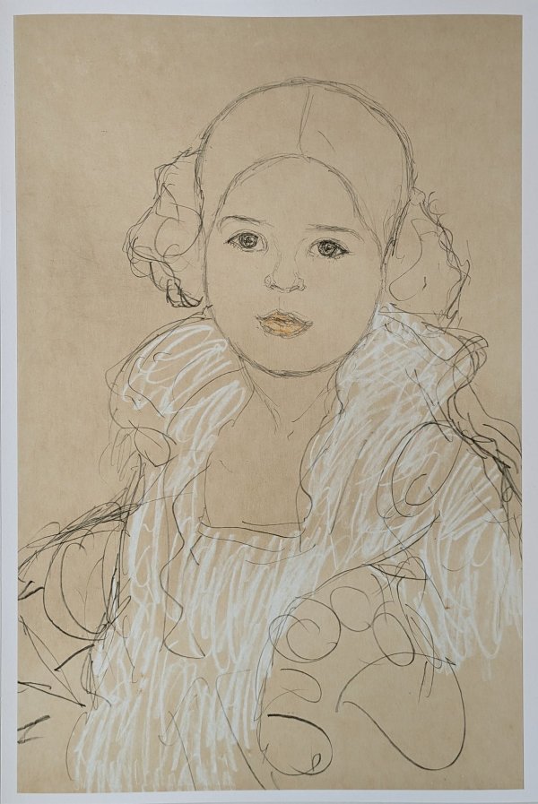 Portrait of Gertrude Flöge, after Gustav Klimt by Gustav Klimt