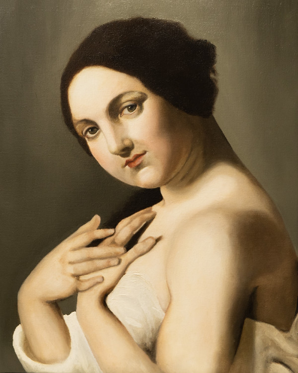Portrait after Karoly Brocky by André Romijn