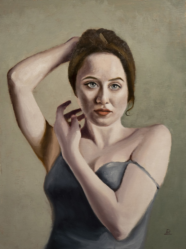 Portrait of a woman by André Romijn