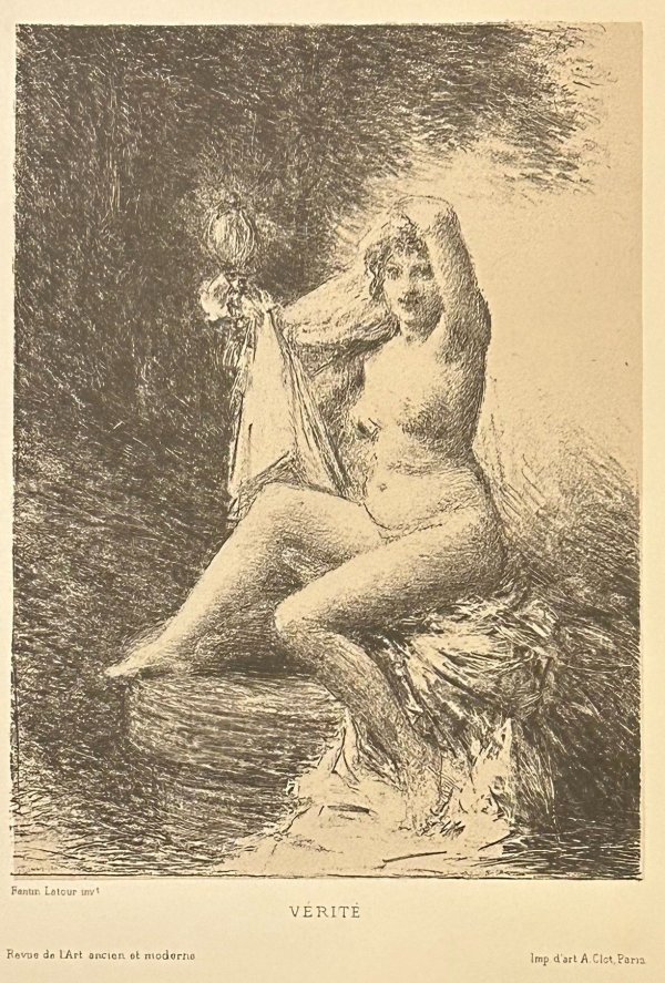 Vérité, after Henri Fantin Latour by Henri-Théodore Fantin-Latour