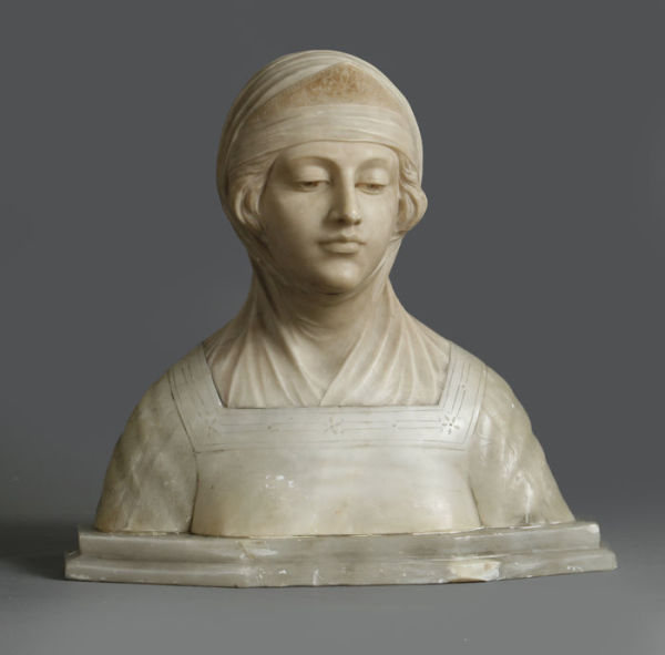 Beatrice, a sublime representation of Dante Alighieri's muse by E. Brinelli