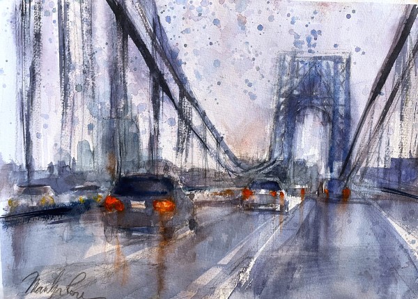 Another Rainy Commute by Marilyn Rose