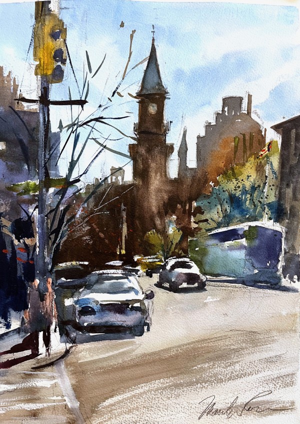 On the Way Downtown by Marilyn Rose