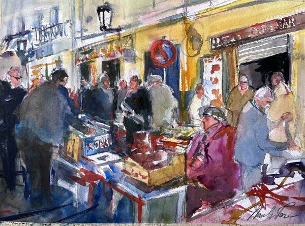 Market Day, Madrid by Marilyn Rose