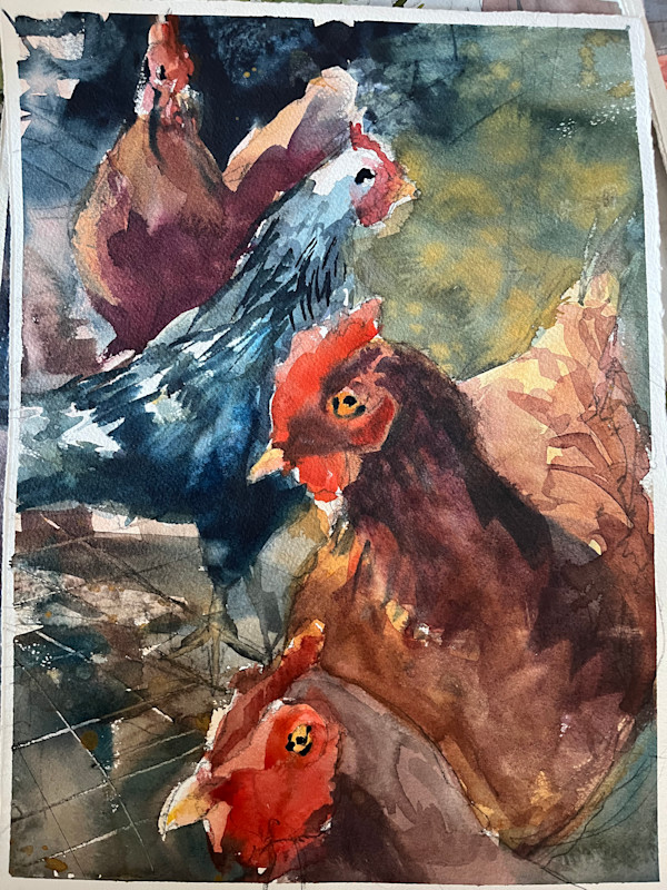 Pecking Order by Marilyn Rose