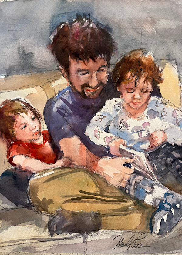 Daddy's Lap by Marilyn Rose