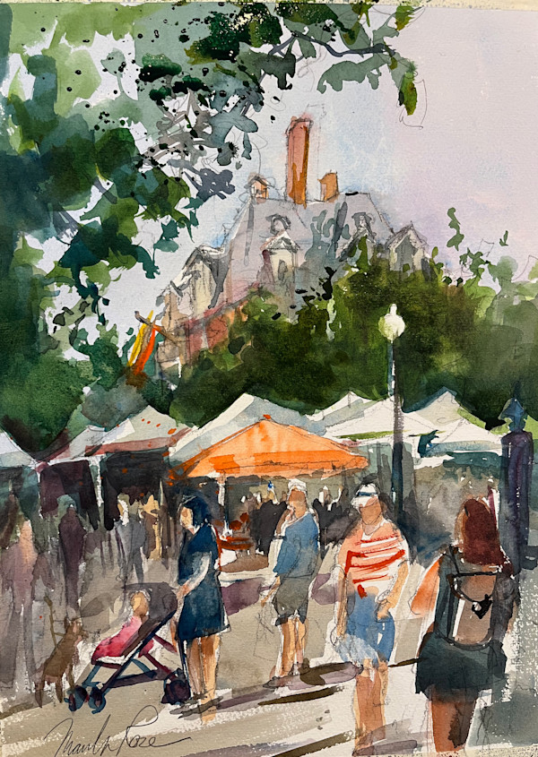 Sunday Morning, Dupont Circle by Marilyn Rose