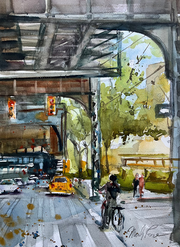 Under the elevated by Marilyn Rose