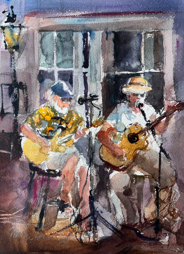 Musicians on the Avenue by Marilyn Rose