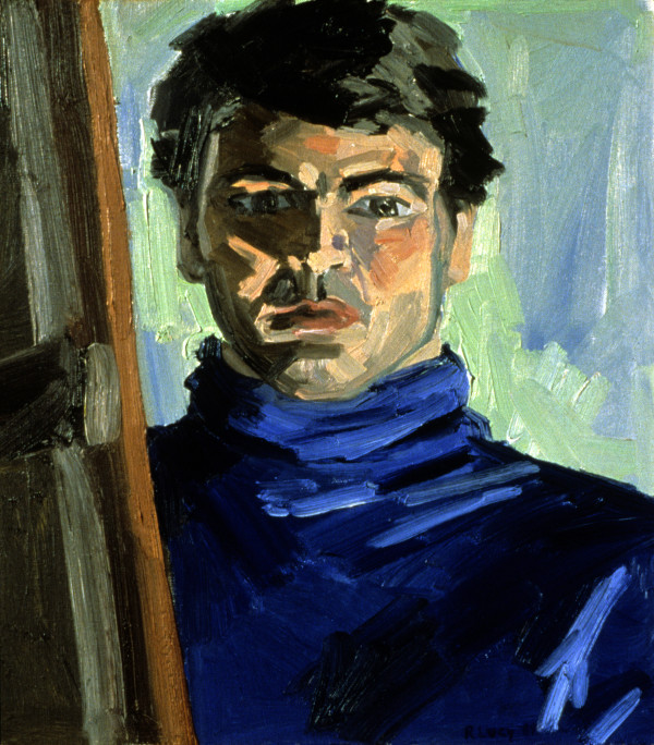 Self Portrait in Blue