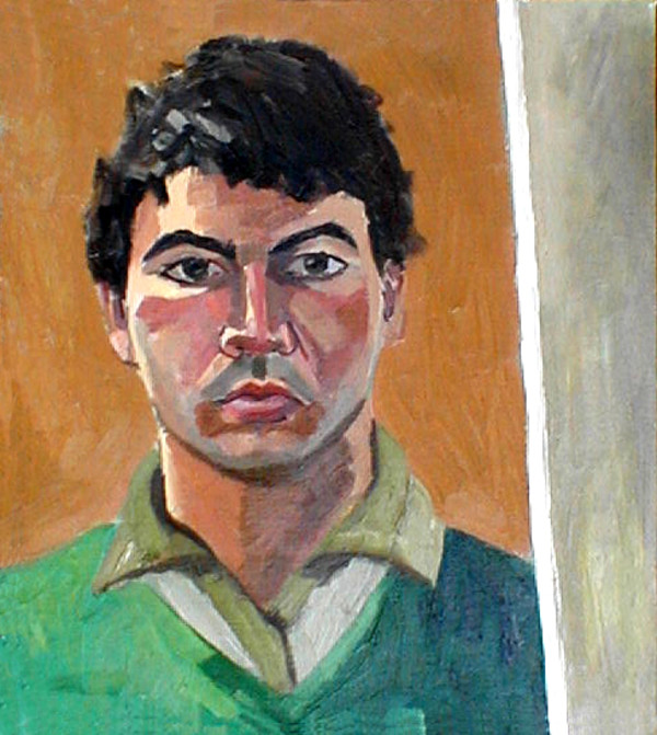 Self Portrait in Green Sweater