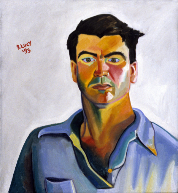 Self Portrait with Blue Shirt