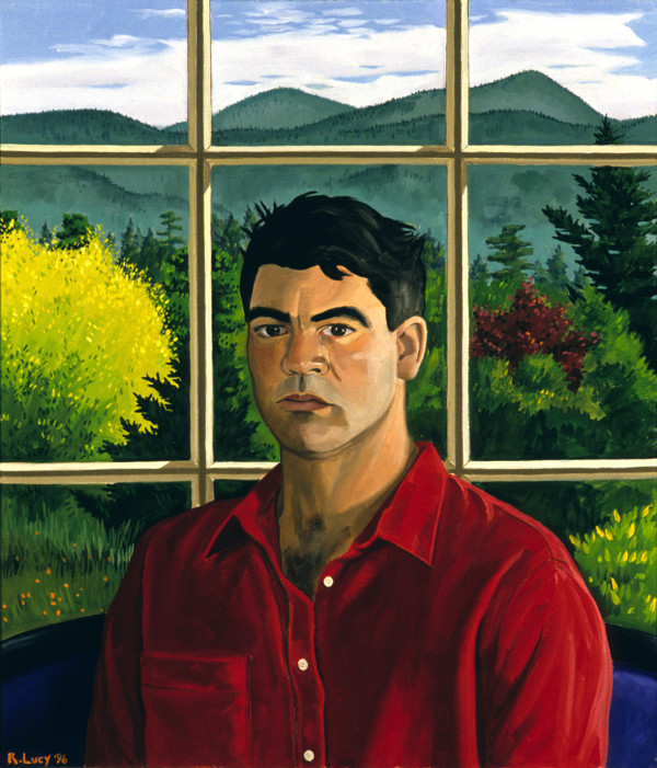 Self Portrait in Red Shirt