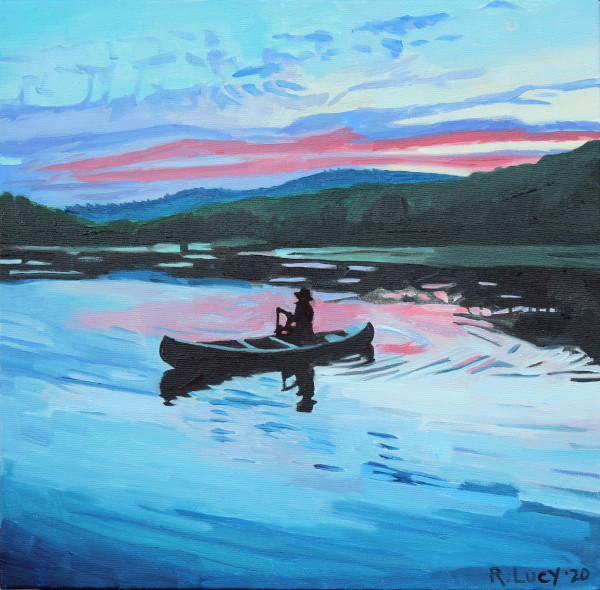 Sunset Canoe
