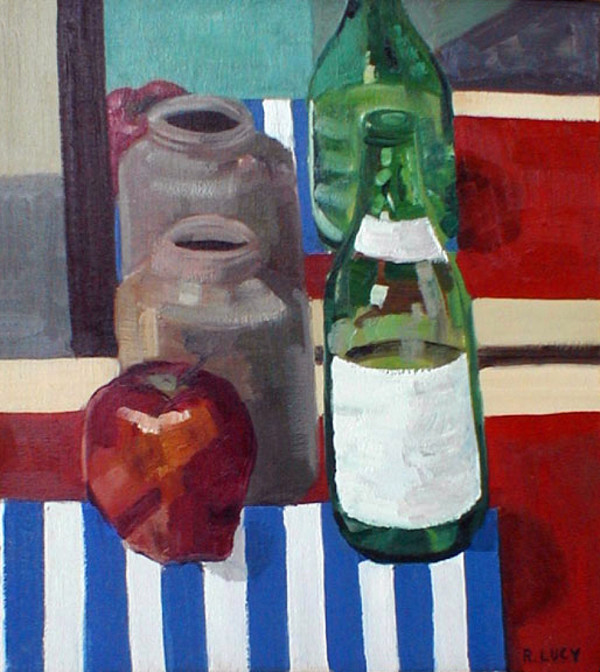 Wine Bottle Still Life