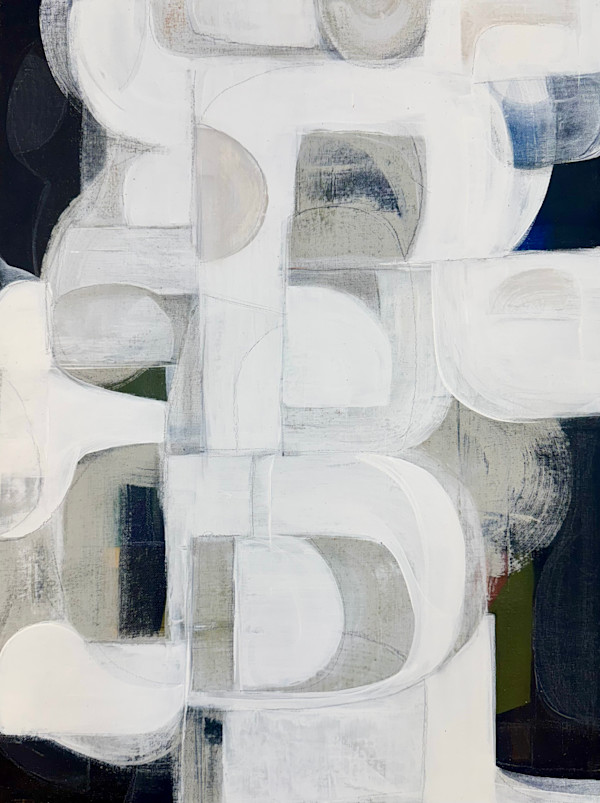 Winter balcony by Kippi Leonard Art Studio