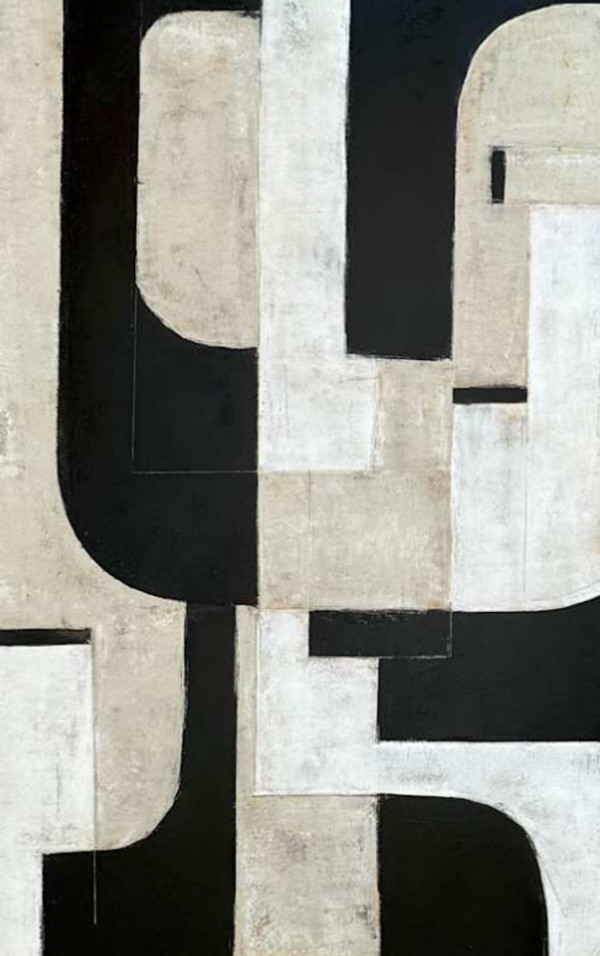 Desert Synergy | Urban fragments diptych by Kippi Leonard Art Studio