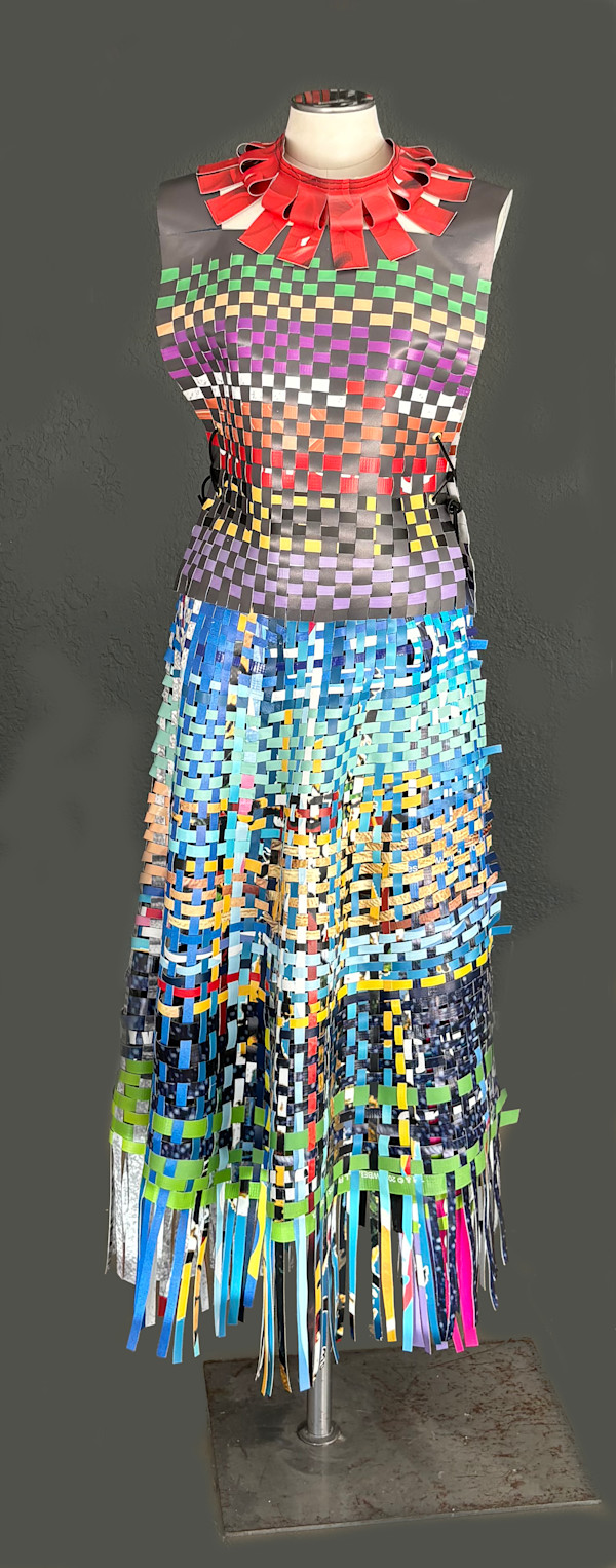 woven skirt and top by Shelley Heffler