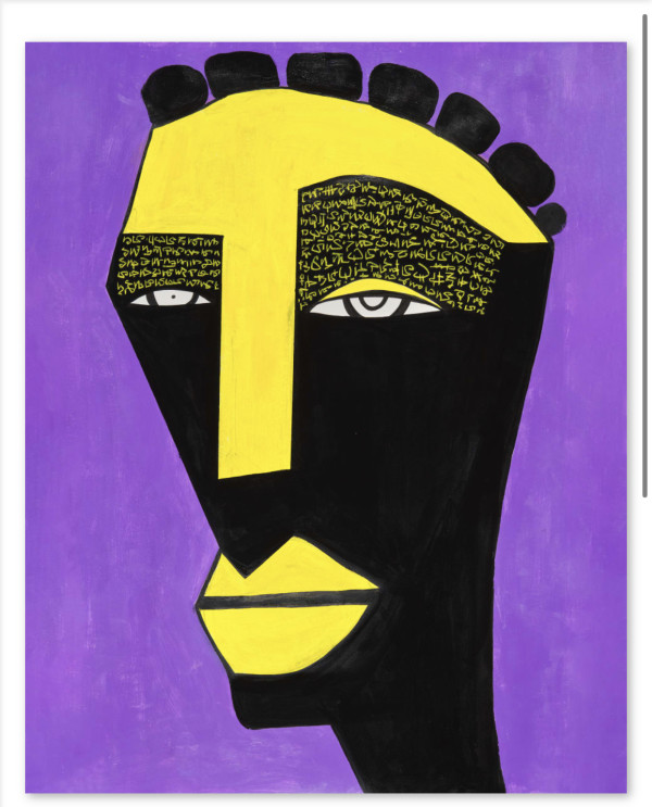 Purple Head 27x40 print by Chris McMurry