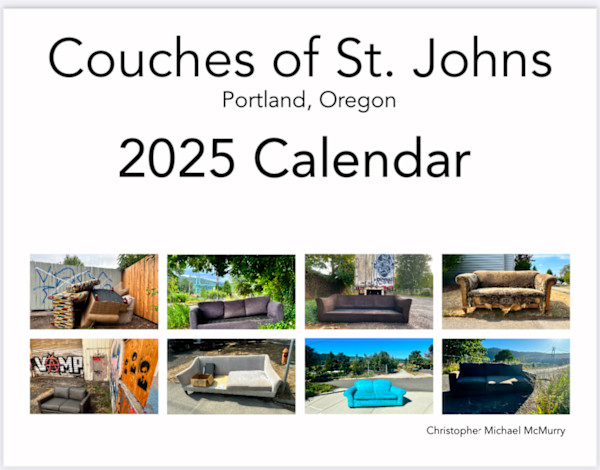 Couches of St Johns 2025 Calendar by Chris McMurry