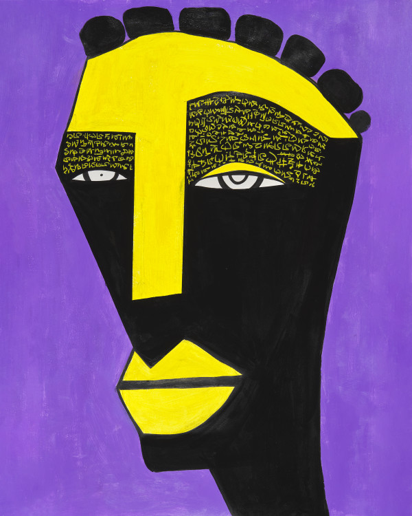 Purple Head (original) by Chris McMurry