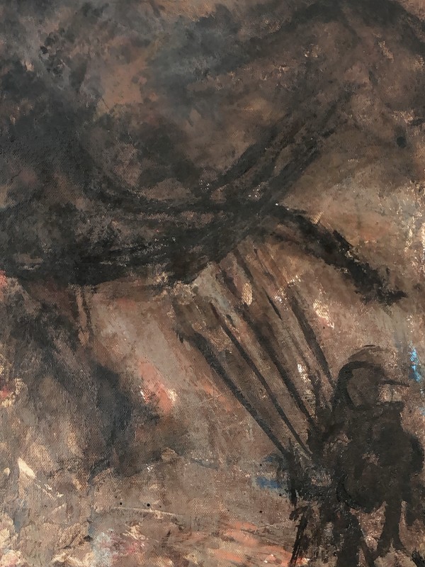 Study Petroglyphs #1 Dangerous Hunt by Darryl L. Grant