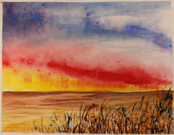 Prairie Sunset by Joe O'Hanlon