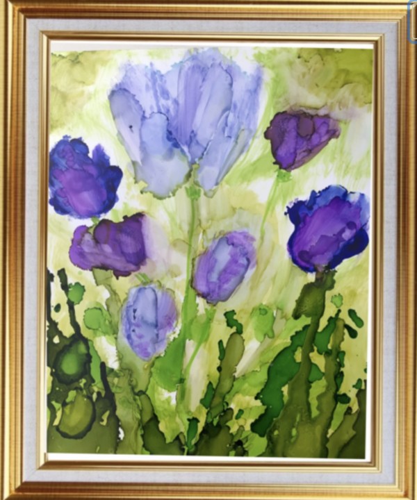 Violet and Periwinkle Blooms