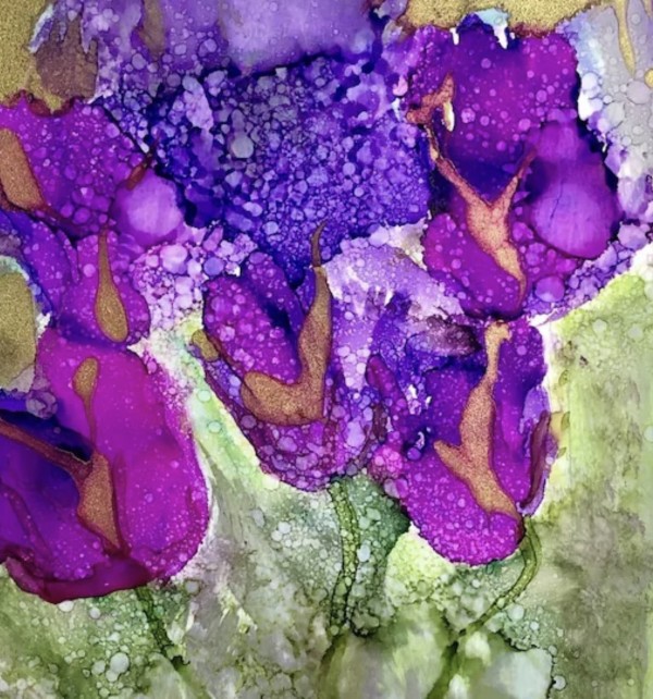 Purple Blooms by Diana Riukas