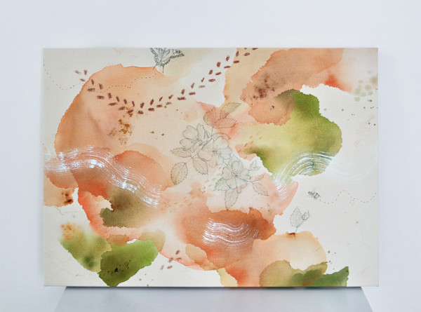 Prairie Rose Canvas Print by Alicia Hauff Studio