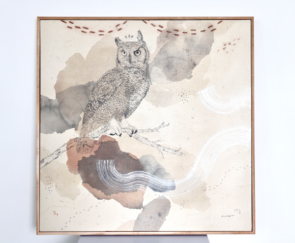 Great Horned Owl, Fabled Wisdom and Power by Alicia Hauff Studio