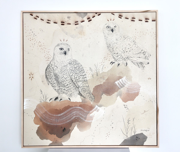 Snowy Owl, Otherworldly and Ancient by Alicia Hauff Studio