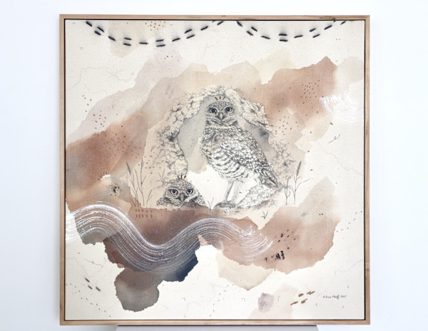 Burrowing Owl, Howdy Birds Who Hiss by Alicia Hauff Studio