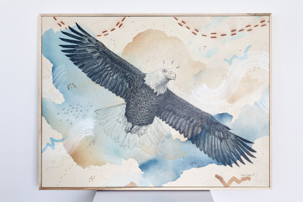 "Bald Eagle, Sacred Emblem & Protector" by Alicia Hauff Studio